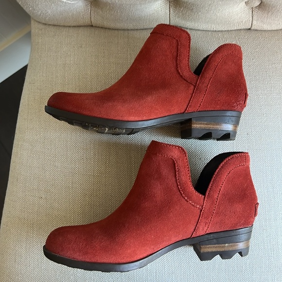 Sorel Women’s Lolla Cut-Out Bootie size 8.5 Red - Picture 5 of 9